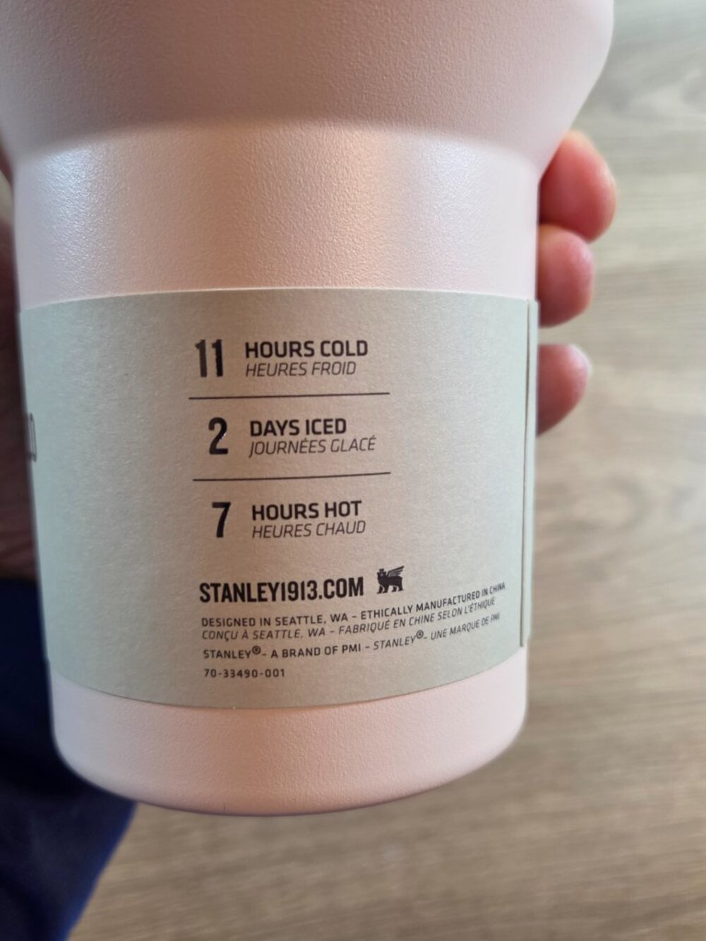 Stanley Quencher H2O FlowState Tumbler 40oz Rose Quartz Pink New - Picture 3 of 9
